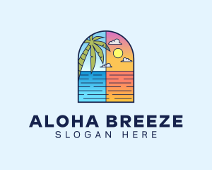 Aqua Ocean Sea logo design