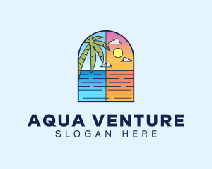 Aqua Ocean Sea logo design