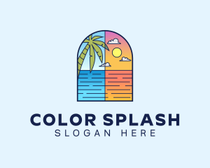 Aqua Ocean Sea logo design