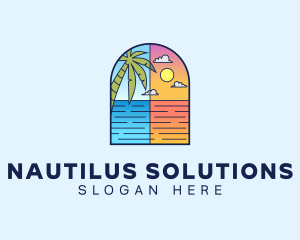 Aqua Ocean Sea logo design