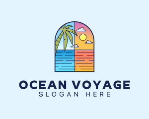 Aqua Ocean Sea logo design