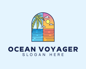 Aqua Ocean Sea logo design