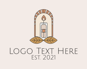 Home Decor - Organic Boho Candle logo design