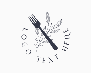 Leaves - Luxury Gourmet Restaurant logo design