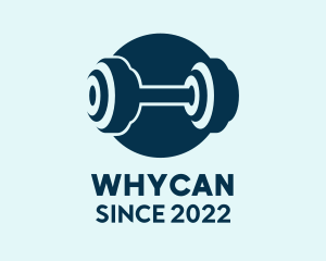 Gym - Barbell Fitness Gym logo design