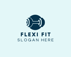 Barbell Fitness Gym logo design