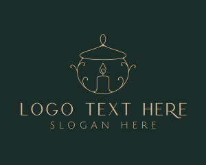 Vigil - Decorative Lamp Candle logo design