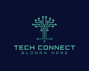 Electronics - Tree Circuit Electronics logo design