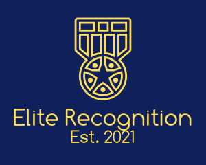 Recognition - Star Medal Award logo design