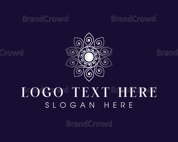 Mandala Floral Decoration Logo