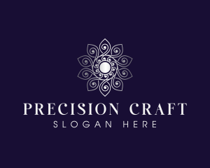 Mandala Floral Decoration logo design