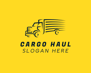 Logistics Truck Shipping logo design