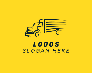 Movers - Logistics Truck Shipping logo design