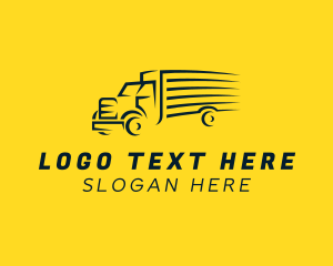 Package - Logistics Truck Shipping logo design