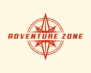 Adventurer Compass Navigation logo design