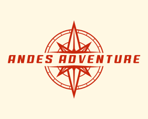 Adventurer Compass Navigation logo design