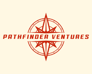 Journey - Adventurer Compass Navigation logo design