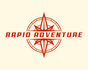 Adventurer Compass Navigation logo design