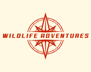 Adventurer Compass Navigation logo design