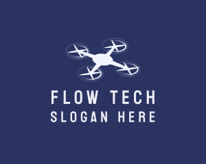 Flying Drone Tech logo design