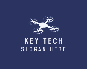 Flying Drone Tech logo design