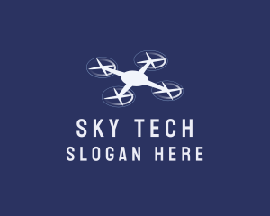 Flying Drone Tech logo design