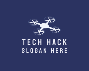 Flying Drone Tech logo design