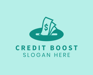 Credit - Dollar Bill Cash logo design