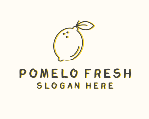 Fresh Natural Lemon logo design