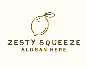 Fresh Natural Lemon logo design