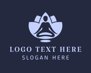 Droplet - Lotus Healing Yoga logo design