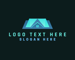 Structure - House Roof Construction logo design