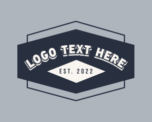 Etsy - Hipster Retro Barber logo design