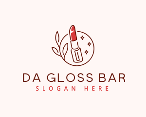 Cosmetics Lipstick Beauty logo design