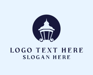 Lampshade - Lantern Decoration Lamp logo design