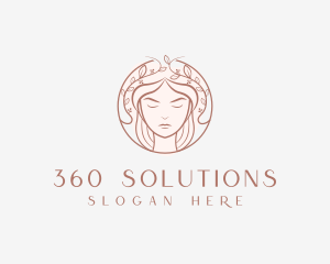 Woman Beauty Salon logo design