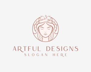 Woman Beauty Salon logo design