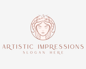 Woman Beauty Salon logo design