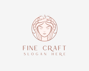 Woman Beauty Salon logo design