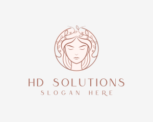 Woman Beauty Salon logo design