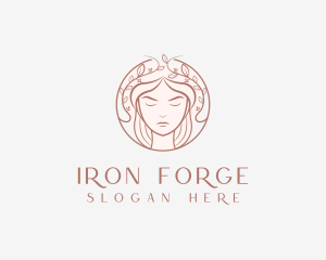 Woman Beauty Salon logo design