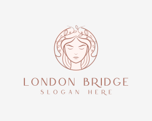 Woman Beauty Salon logo design