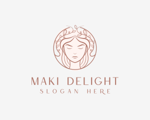 Woman Beauty Salon logo design