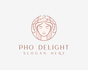 Woman Beauty Salon logo design