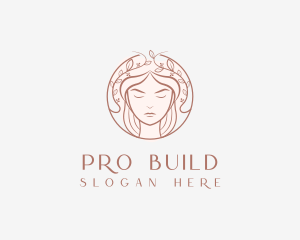 Woman Beauty Salon logo design