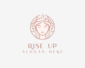 Woman Beauty Salon logo design