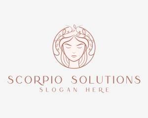 Woman Beauty Salon logo design