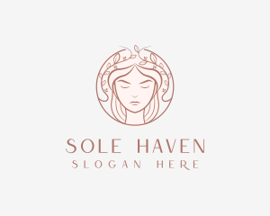 Woman Beauty Salon logo design