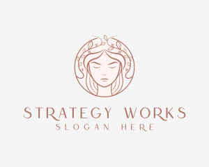 Woman Beauty Salon logo design