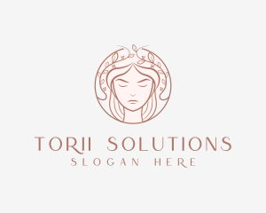 Woman Beauty Salon logo design